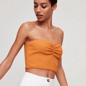 Aritzia Wildfred Gaby Crop Tube Top
